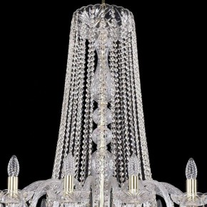 Подвесная люстра Bohemia Ivele Crystal 1402 1402/20/460/h-115/G в Карталах - kartaly.mebel24.online | фото 3