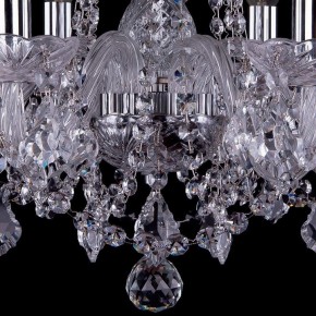 Подвесная люстра Bohemia Ivele Crystal 1402 1402/6/160/Ni/Leafs в Карталах - kartaly.mebel24.online | фото 3