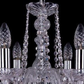 Подвесная люстра Bohemia Ivele Crystal 1402 1402/6/160/Ni/Leafs в Карталах - kartaly.mebel24.online | фото 4