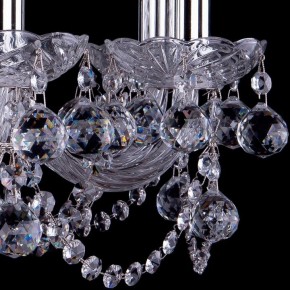 Подвесная люстра Bohemia Ivele Crystal 1402 1402/8/195/Ni/Balls в Карталах - kartaly.mebel24.online | фото 3