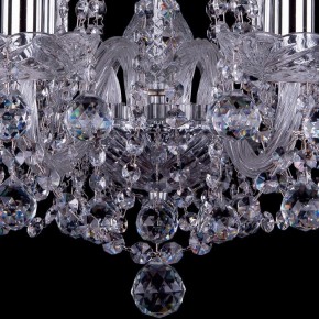 Подвесная люстра Bohemia Ivele Crystal 1402 1402/8/195/Ni/Balls в Карталах - kartaly.mebel24.online | фото 4
