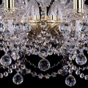 Подвесная люстра Bohemia Ivele Crystal 1411 1411/10+5/240/G/Balls в Карталах - kartaly.mebel24.online | фото 3