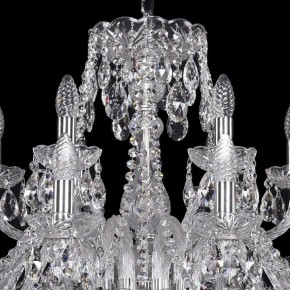 Подвесная люстра Bohemia Ivele Crystal 1411 1411/12+6/300/Ni в Карталах - kartaly.mebel24.online | фото 4