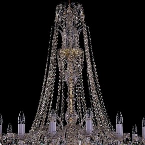 Подвесная люстра Bohemia Ivele Crystal 1411 1411/16/400/XL-115/G в Карталах - kartaly.mebel24.online | фото 4