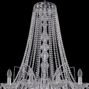 Подвесная люстра Bohemia Ivele Crystal 1411 1411/18/400/h-113/Ni в Карталах - kartaly.mebel24.online | фото 4