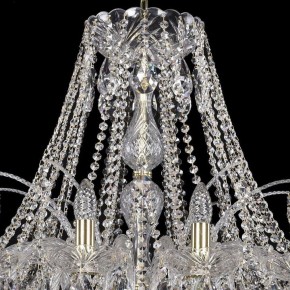 Подвесная люстра Bohemia Ivele Crystal 1411 1411/20/400/G в Карталах - kartaly.mebel24.online | фото 4