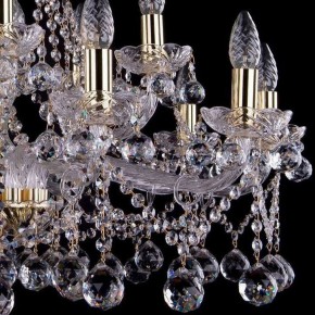 Подвесная люстра Bohemia Ivele Crystal 1413 1413/10+5/300/G/Balls в Карталах - kartaly.mebel24.online | фото 3