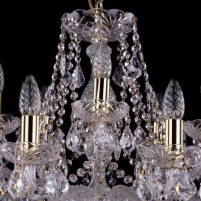 Подвесная люстра Bohemia Ivele Crystal 1413 1413/10+5/300/G/Leafs в Карталах - kartaly.mebel24.online | фото 4