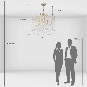 Подвесная люстра De City Бриз 38 111016006 в Карталах - kartaly.mebel24.online | фото 8