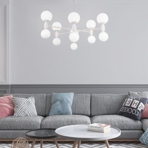 Подвесная люстра Eurosvet Bubble 30182 белый в Карталах - kartaly.mebel24.online | фото 4