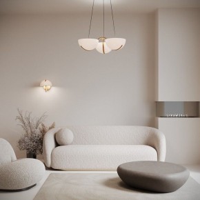 Подвесная люстра Eurosvet Emisfero 50083/3 LED золото в Карталах - kartaly.mebel24.online | фото 4