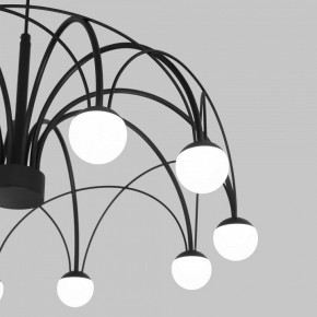 Подвесная люстра Eurosvet Ragno 90034/10 LED черный в Карталах - kartaly.mebel24.online | фото 6