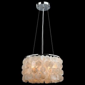 Подвесная люстра Eurosvet Sandra 60005/3 хром/перламутр в Карталах - kartaly.mebel24.online | фото 2