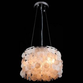 Подвесная люстра Eurosvet Sandra 60005/3 хром/перламутр в Карталах - kartaly.mebel24.online | фото 3