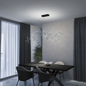 Подвесная люстра Eurosvet Uma 90168/14 черный жемчуг в Карталах - kartaly.mebel24.online | фото 3