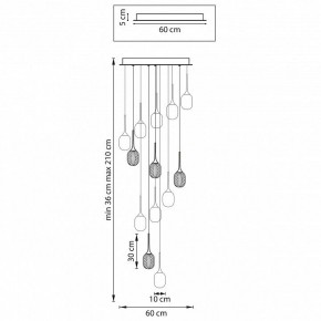 Подвесная люстра Lightstar Acrile 738131 в Карталах - kartaly.mebel24.online | фото 7