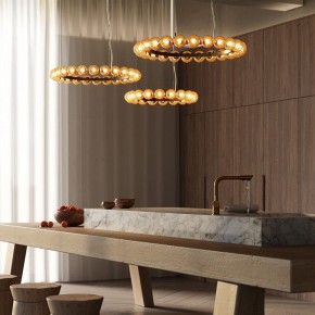 Подвесная люстра Maytoni Ambre MOD331PL-L32BS3K в Карталах - kartaly.mebel24.online | фото 3