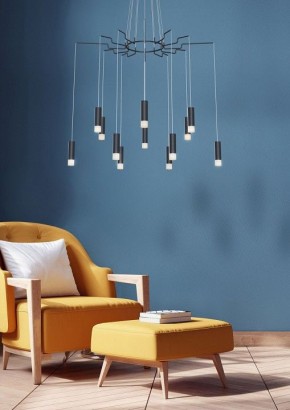 Подвесная люстра Maytoni Davida MOD035PL-12B в Карталах - kartaly.mebel24.online | фото 4