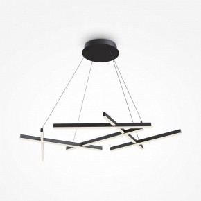 Подвесная люстра Maytoni Line MOD016PL-L80BK в Карталах - kartaly.mebel24.online | фото 2