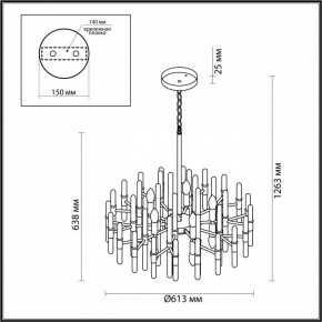 Подвесная люстра Odeon Light Stika 4988/10 в Карталах - kartaly.mebel24.online | фото 7