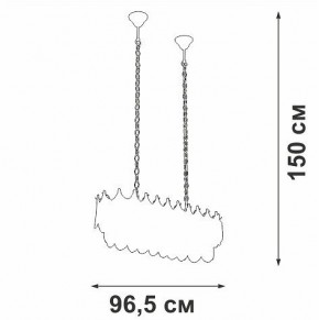 Подвесная люстра Vitaluce V58120 V58120-8/11 в Карталах - kartaly.mebel24.online | фото 3