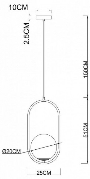 Подвесной светильник Arte Lamp Matisse A7746SP-1AB в Карталах - kartaly.mebel24.online | фото 3