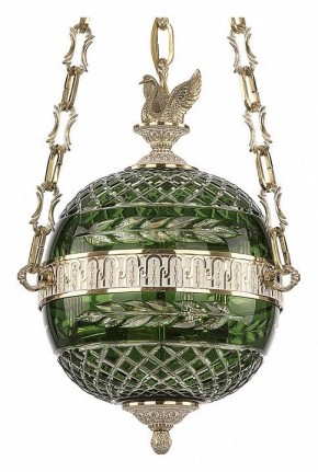 Подвесной светильник Bohemia Ivele Crystal 7100 71000P/25 GW Clear-Green/H-1J FS1S в Карталах - kartaly.mebel24.online | фото 2