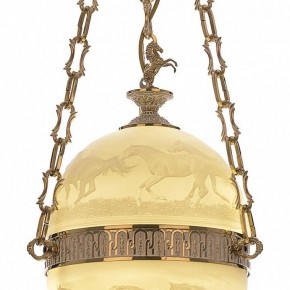 Подвесной светильник Bohemia Ivele Crystal 7100 71000P/25 GW Horse Y8 FH1S в Карталах - kartaly.mebel24.online | фото 3