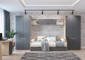 Полка 2032 АНТАЛИЯ (Сонома/Графит софт) в Карталах - kartaly.mebel24.online | фото 2