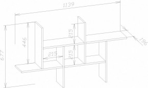Полка навесная ПК-6 в Карталах - kartaly.mebel24.online | фото 4