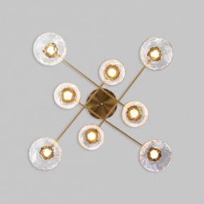 Потолочная люстра Eurosvet Ripple 50389 LED латунь в Карталах - kartaly.mebel24.online | фото 3
