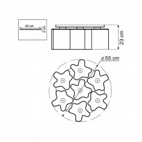 Потолочная люстра Lightstar Nubi 802070 в Карталах - kartaly.mebel24.online | фото 6