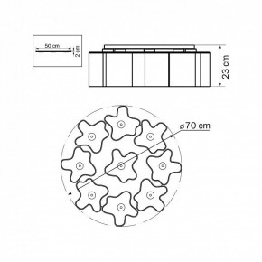 Потолочная люстра Lightstar Nubi 802090 в Карталах - kartaly.mebel24.online | фото 5