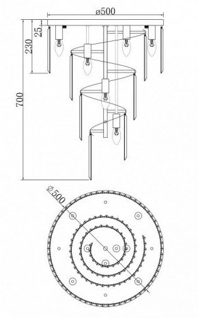 Потолочная люстра Maytoni Louis RC007CL-08CH в Карталах - kartaly.mebel24.online | фото 3