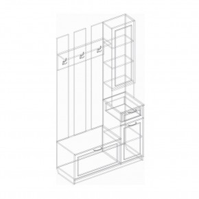 Прихожая "ПФ-07" Филадельфия в Карталах - kartaly.mebel24.online | фото 2