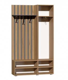 Прихожая Юджи (Дуб Крафт Золотой/Графит) в Карталах - kartaly.mebel24.online | фото 3