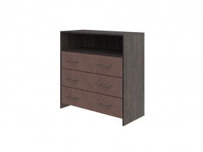 PROxSON Комод Varna (ЛДСП+ткань Дуб Кантербери/Tesla Брауни) 90x40 в Карталах - kartaly.mebel24.online | фото
