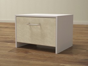 PROxSON Тумба Varna (ЛДСП Белая+ткань Белый/Savana Milk (молочный)) 51x40 в Карталах - kartaly.mebel24.online | фото