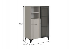 РИЧ Комод 2 со стеклом в Карталах - kartaly.mebel24.online | фото 2