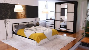 Сакура спальня № 1 Комод + Зеркало + Кровать 1600 + Тумба + Шкаф-купе 1500, сп.м. 1600х2000 мм., б/м, основание есть, ун. сб. в Карталах - kartaly.mebel24.online | фото 5