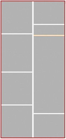 Шкаф 2-х дверный Ольга-1Н для одежды и белья в Карталах - kartaly.mebel24.online | фото 3