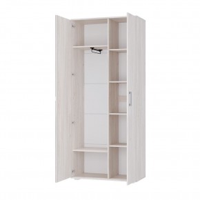 Шкаф 2-х створчатый Флоренция (ясень белый) в Карталах - kartaly.mebel24.online | фото 2