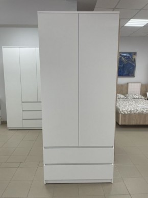 Шкаф 2-ств. с 2 ящиками "Бьянко" в Карталах - kartaly.mebel24.online | фото 3