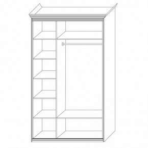 Шкаф 3-х дверный (корпус) Неаполь в Карталах - kartaly.mebel24.online | фото 3