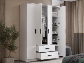 Шкаф 4-х створчатый Титан (белый) в Карталах - kartaly.mebel24.online | фото 4
