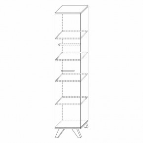 Шкаф 400 Вега Скандинавия в Карталах - kartaly.mebel24.online | фото 4