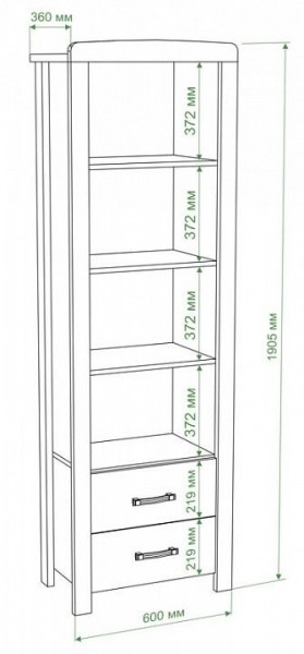 Шкаф для белья Бартоло ВТД-ГФ в Карталах - kartaly.mebel24.online | фото 2