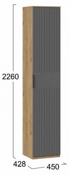 Шкаф для белья Хилтон Исп. 2 в Карталах - kartaly.mebel24.online | фото 5