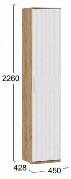 Шкаф для белья Хилтон Исп. 2 в Карталах - kartaly.mebel24.online | фото 6