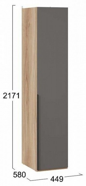 Шкаф для белья Порто СМ-393.07.001 в Карталах - kartaly.mebel24.online | фото 3